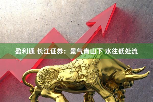 盈利通 长江证券：景气青山下 水往低处流