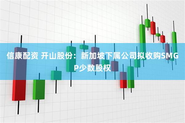 信康配资 开山股份：新加坡下属公司拟收购SMGP少数股权